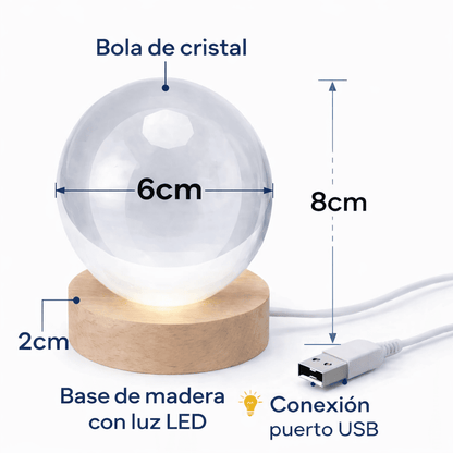 Saturno 3D – Lámpara Romántica