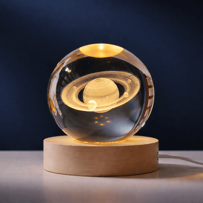 Saturno 3D – Lámpara Romántica
